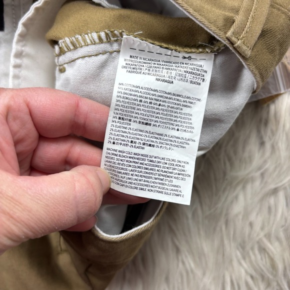 NWT Vans Men's 28 Brown Twill Chino Flat Front Shorts Skate Streetwear - Picture 5 of 6